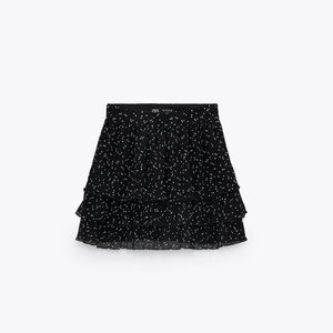 Zara polka dot skort